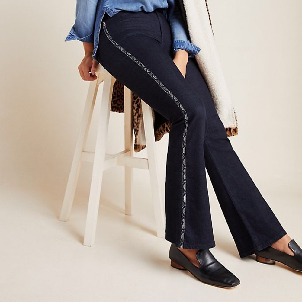 Ella Moss The High-Rise Flare Jeans DENIM DARK 24